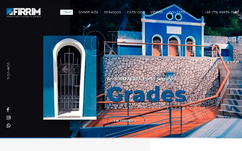 Site desenvolvido para Firrim