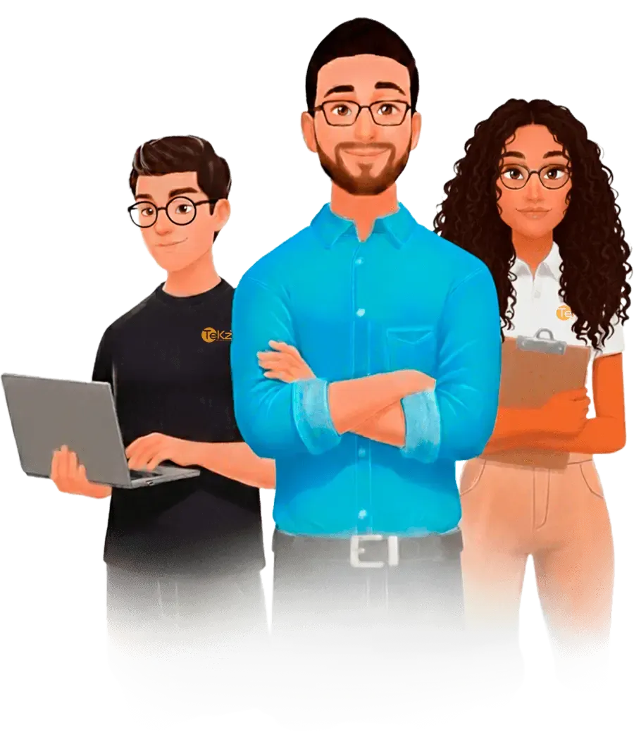 Equipe de especialistas da Tekz