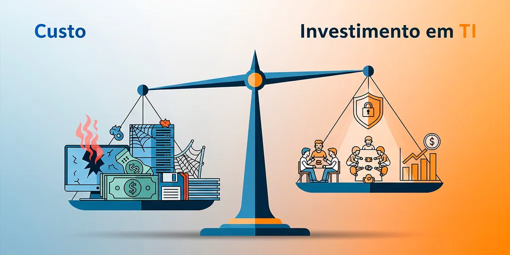 Custo x Investimento: Como o Suporte Gerenciado (MSP) Economiza Dinheiro a Longo Prazo