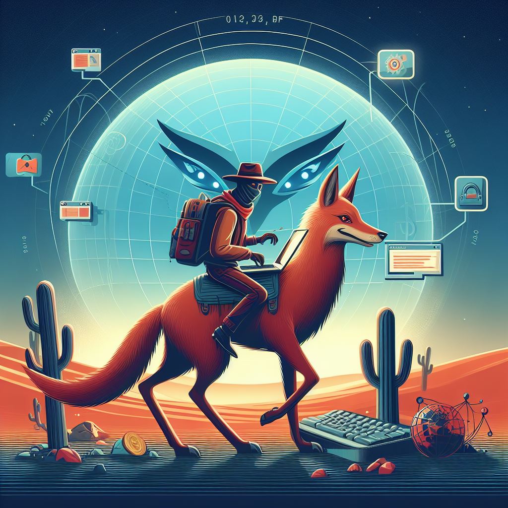 Ilustração representativa do Trojan Coyote